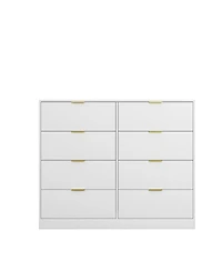 Streamdale Furniture 8-Drawer Dresser for Bedroom, Modern Wood Chest