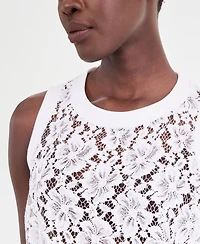I.n.c. International Concepts Women's Lace Sleeveless Top, Macy's Exclusive