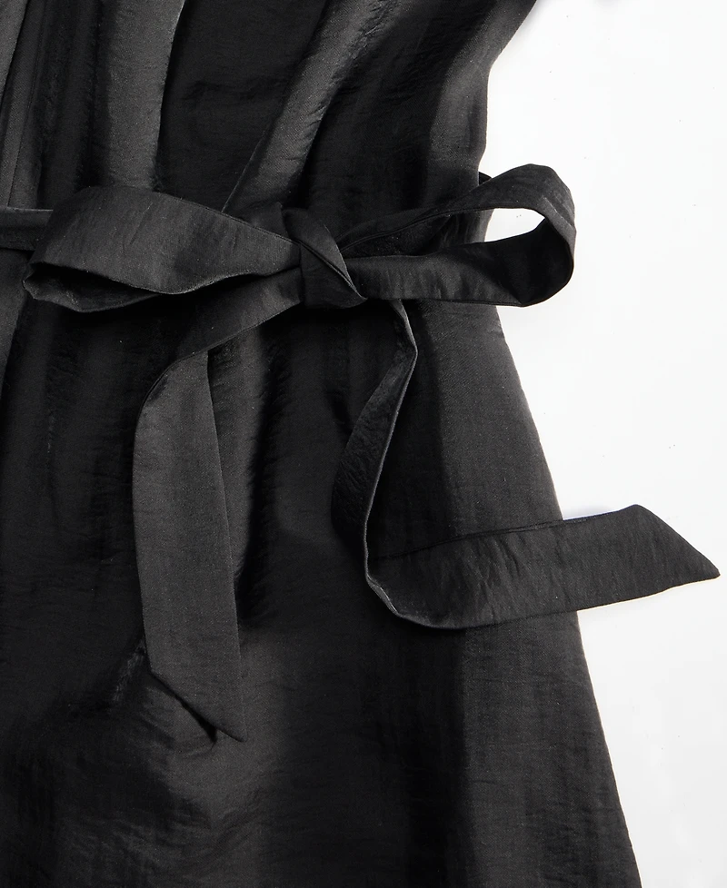 I.n.c. International Concepts Women's 3/4 Sleeve Tie-Waist Midi Dress, Macy's Exclusive