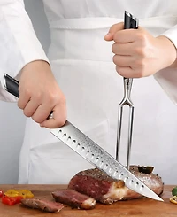 Cangshan Kuro Series Steel 2-Pc. Carving Knife Set