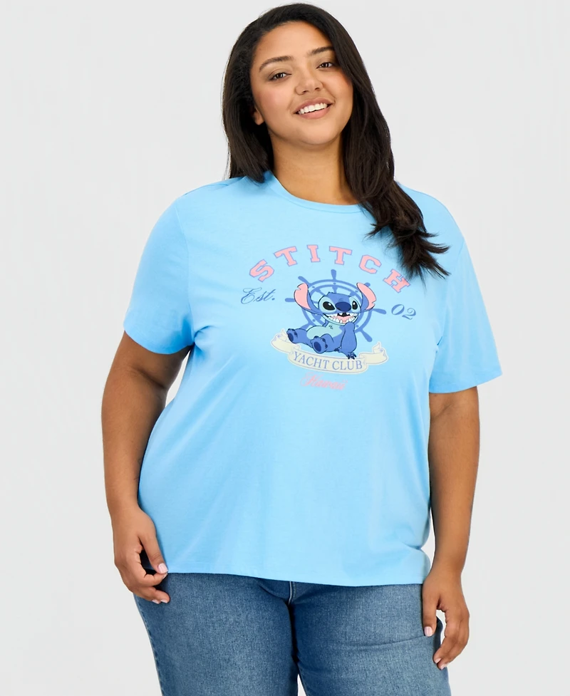Disney Trendy Plus Stitch Graphic Print T-Shirt