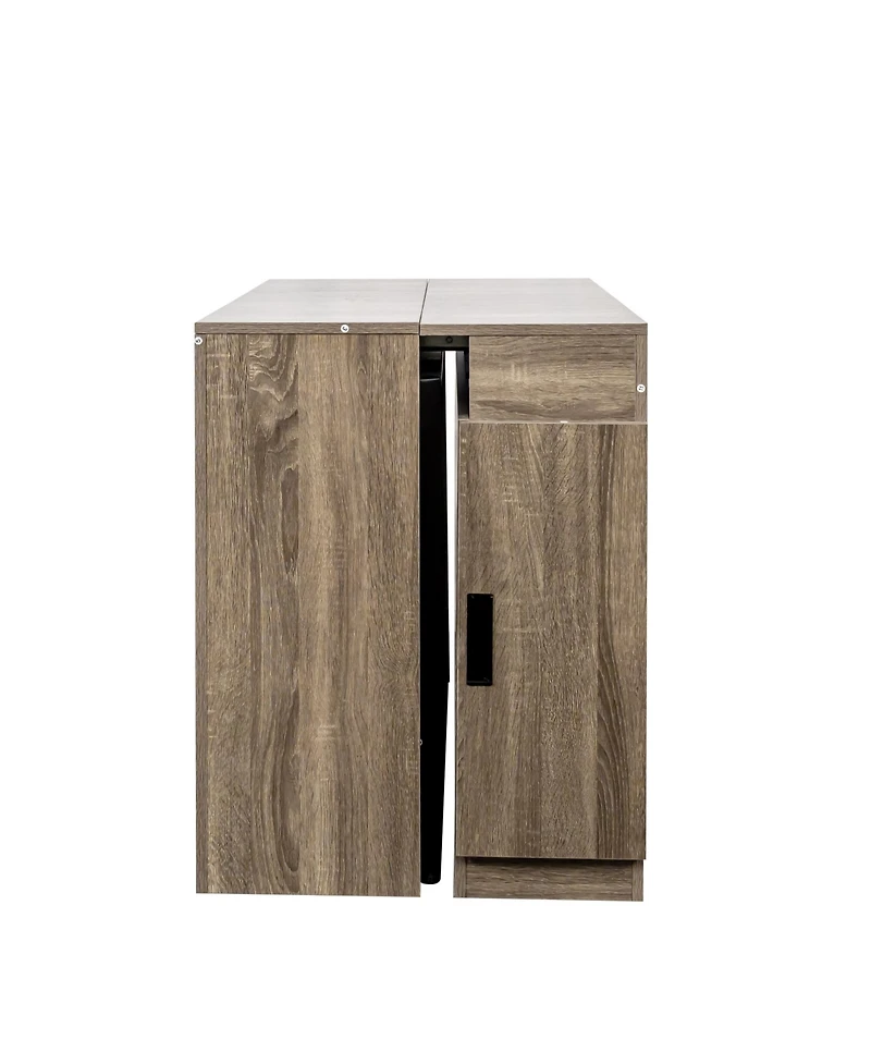 Streamdale Furniture Extendable Dining Table with Outlet & Storage