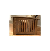 Kodiak Furniture Washington Frame-Rustic Walnut Finish-Canton Gray Mattress