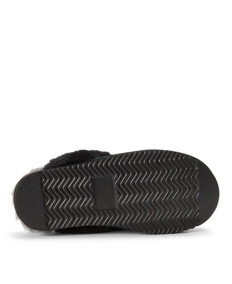 Dearfoams Women's Melville Genuine Shearling Scuff Slipper