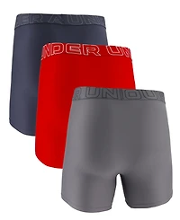 Under Armour Men's Boxerjock Performance Tech Solid Boxer Briefs, 3-Pack