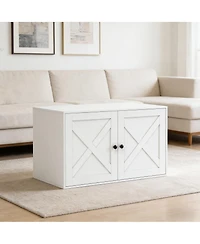 Zeus & Ruta Litter Box Enclosure Cat Litter Box Enclosure