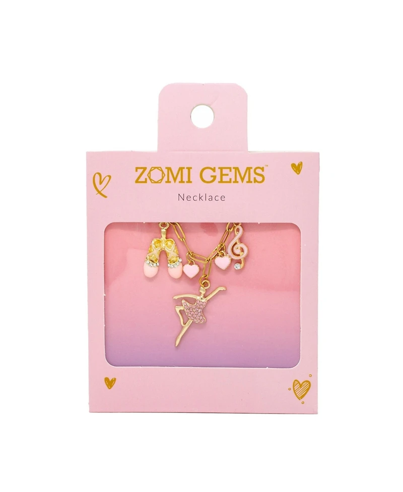 Zomi Gems Ballet Multi Charm Necklace