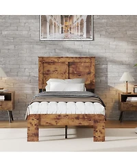 Streamdale Furniture Streamdale Twin Wood Platform Bed Frame - Storage, Easy Assembly