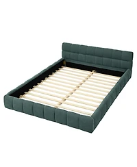 Streamdale Furniture Queen Upholstered Platform Bed Frame