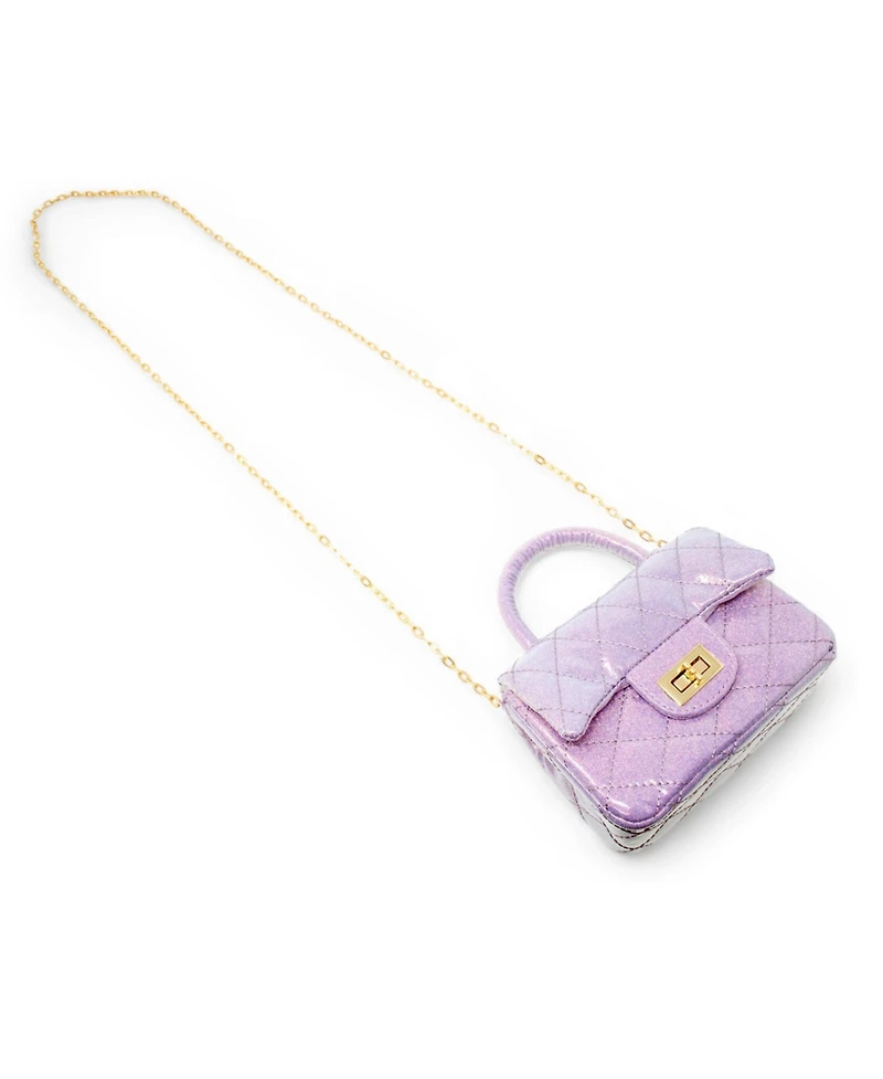 Zomi Gems Girls Classic Sparkle Top Handle Handbag