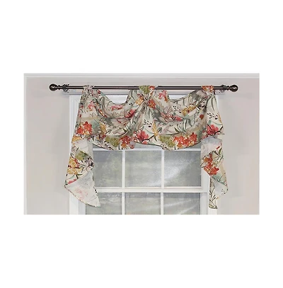 Rlf Home Kira Victory Swag Multi. Tabs x 26"L For windows up to
