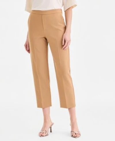 I.N.C. International Concepts Womens Cropped Pull On Pants Macys Exclusive