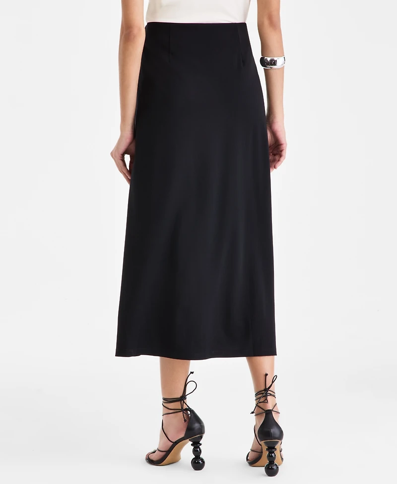 I.n.c. International Concepts Women's Ponte Knit Midi Skirt, Macy's Exclusive