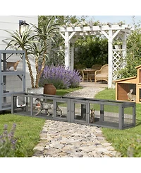 Zeus & Ruta Wooden Cat Tunnel Cat Play Tunnel