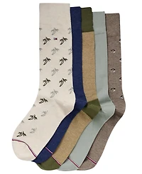 Tommy Hilfiger Men's Dress Soft Stretch Crew Socks, 5-Pack