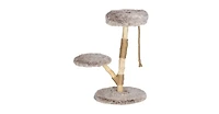 Zeus & Ruta Cat Tree Cat Tree for Indoor Cats with Wooden Scratching Posts