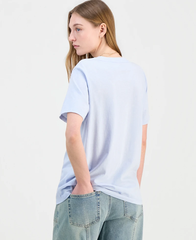 Grayson Threads, The Label Juniors' Stitch Aloha Mineral Wash Graphic T-Shirt