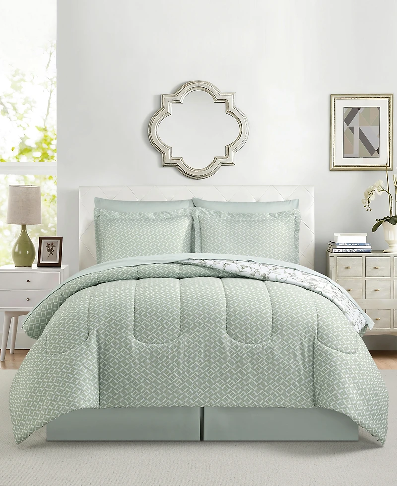 Macy's Kathryn Botanical 8-Pc. Comforter Sets