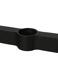 Streamdale Furniture Outdoor Dining Table, Antique Matte Black