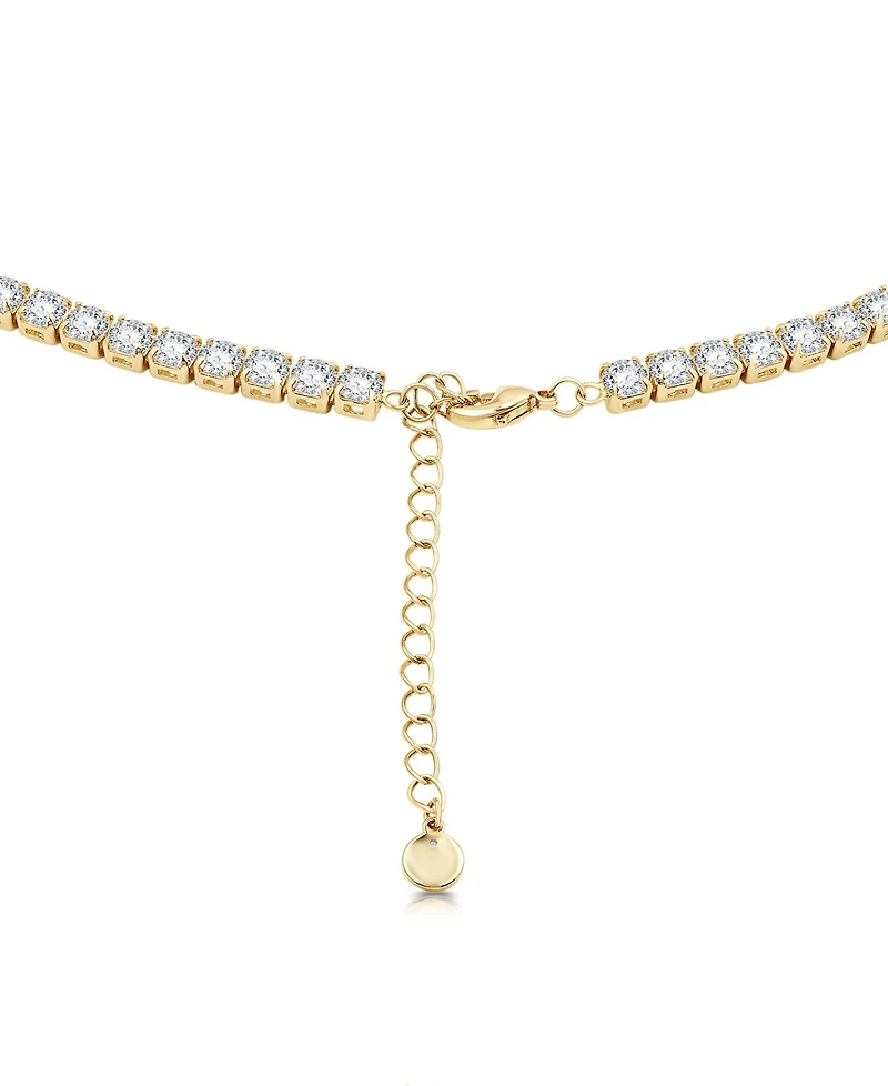 And Now This Cubic Zirconia Tennis Necklace
