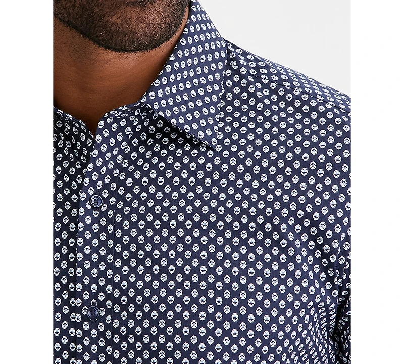 Michael Kors Men's Slim-Fit Foulard Print Button-Up Shirt