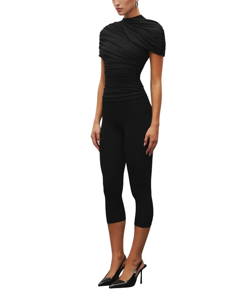 Heiress Beverly Hills Women's The Draped Shoulder Top