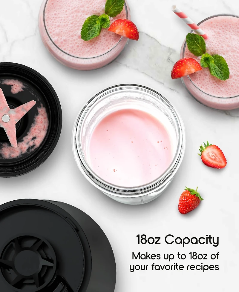 Tzumi Puree 18 oz. One-Touch Mini Blender