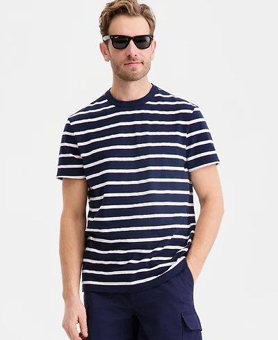Club Room Men's Sail Stripe T-Shirt, Macy's Exclusive