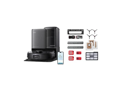 eufy E25 Omni Robot Vacuum Self-Cleaning All-in-One Station + Official Replacement Parts Kit