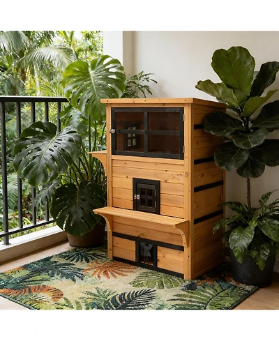 Zeus & Ruta Cat House Outdoor Cat House