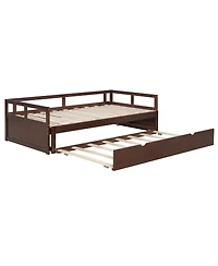 Streamdale Furniture Extending Daybed with Trundle, Wooden Trundle