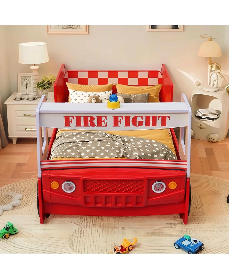Streamdale Furniture Little Heroes Fire Truck Bed
