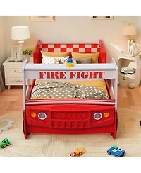 Streamdale Furniture Little Heroes Fire Truck Bed