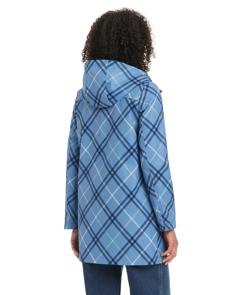 kate spade new york Women's Hooded Aline Water-Resistant Coat