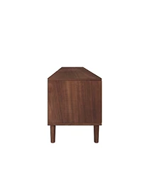 Streamdale Furniture 86" Tv Stand for TVs up to 90", Entertainment Center with Led Lights & Storage