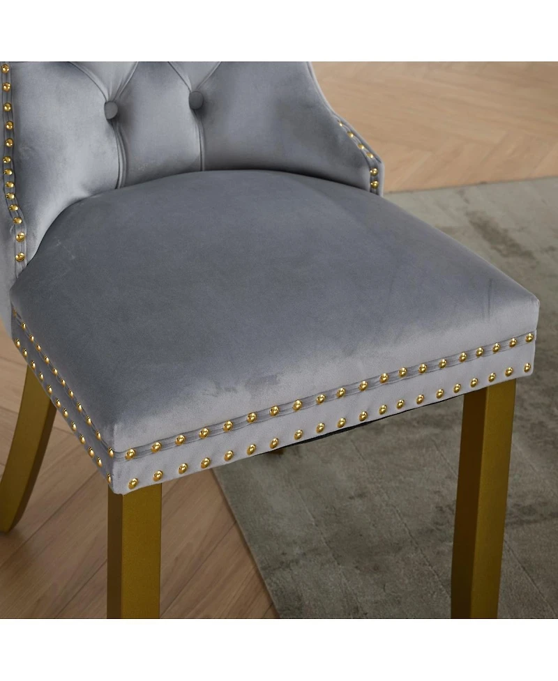 Streamdale Furniture Nikki Collection Modern Velvet Dining Chair