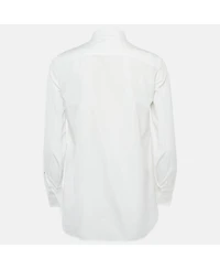 Pre-Owned Brunello Cucinelli Women's White Cotton Buttoned Shirt