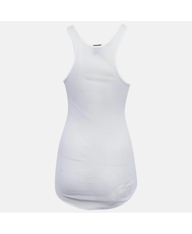 Pre-Owned Isabel Marant Women's White Rib Knit Tank Top