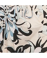 Pre-Owned Emilio Pucci Women's Pink/blue Printed Jersey Top