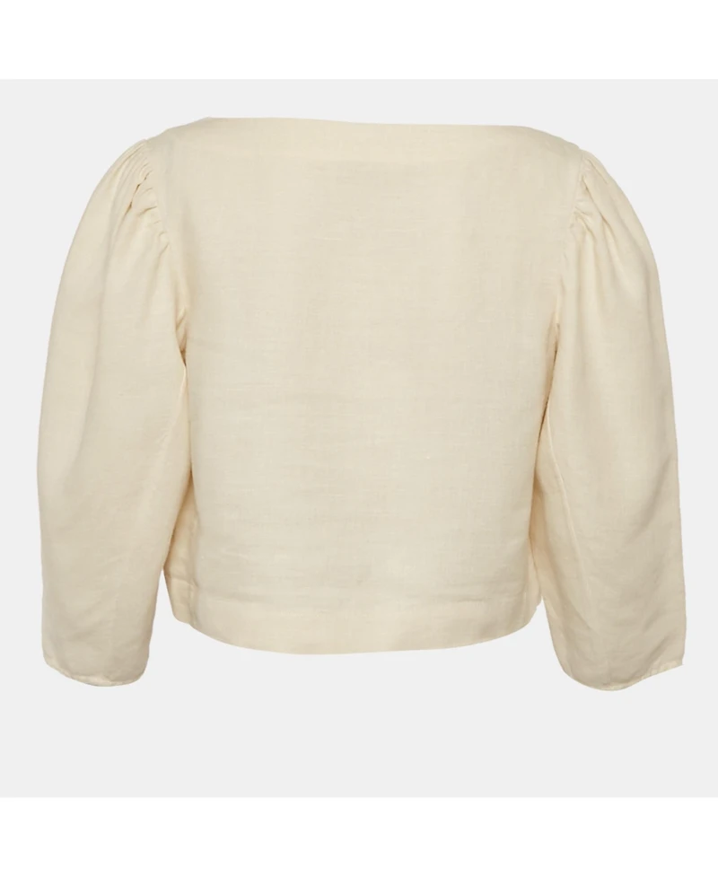 Pre-Owned Chloe Women's Beige Linen Top