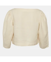Pre-Owned Chloe Women's Beige Linen Top
