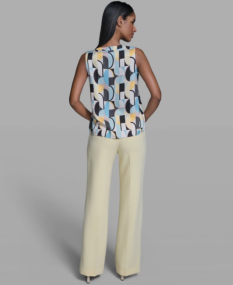 Karl Lagerfeld Paris Women's V-Neck Sleeveless Camisole