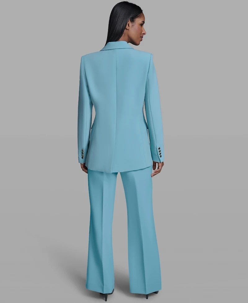 Karl Lagerfeld Paris Women's Notch Lapel Collar One-Button Jacket