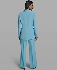 Karl Lagerfeld Paris Women's Notch Lapel Collar One-Button Jacket