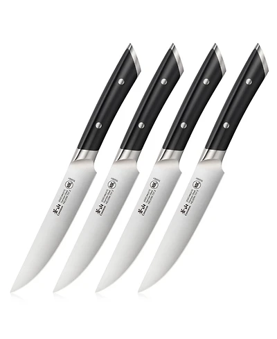Cangshan Helena Series Steel 4-Pc. Fine-Edge Steak Knife Set