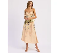 En Saison Women's Carrera A-Line Midi Skirt