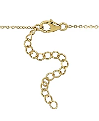 Macy's Multi-Gemstone (7/8 ct. t.w.) Heart Necklace in 18k Gold Flash Plated Sterling Silver