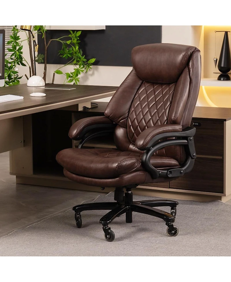 Streamdale Furniture 500lbs Big and Tall Office Chair for Heavy People Executive Computer Desk Chair