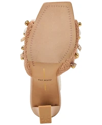 Dolce Vita Women's Tylah Beaded Square Toe Dress Sandals