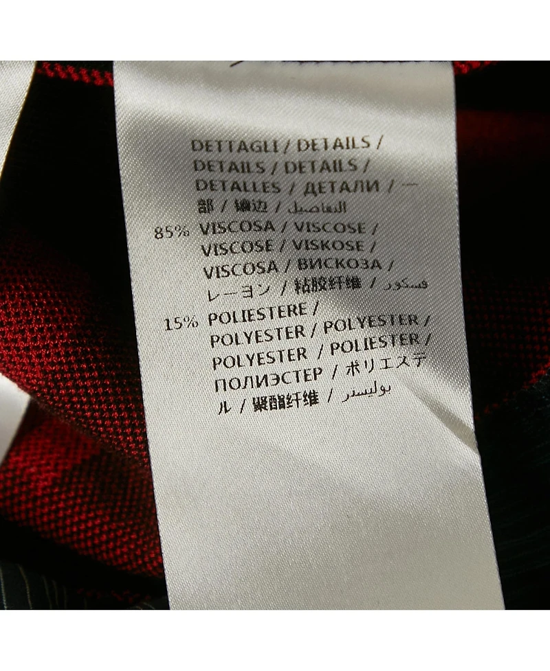 Pre-Owned Stella Mccartney Women's Navy Blue Pinstripe Cotton Ruche Shirt